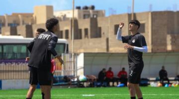 منتخب الناشئين ينهي تدريباته لمواجهة المغرب.. ودرويش يحفز اللاعبين