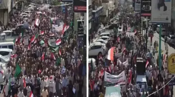 صحيفة المرصد – «من تعز لجدة موقف واحد في الشدة».. بالفيديو: آلاف اليمنيين يُقيمون مسيرة حاشدة لدعم السعودية ضد الهجمات الإيرانية.