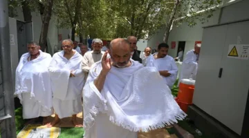 التضامن تتفقد مواقع حجاج الجمعيات الأهلية في مشعري عرفة ومنى (صور)