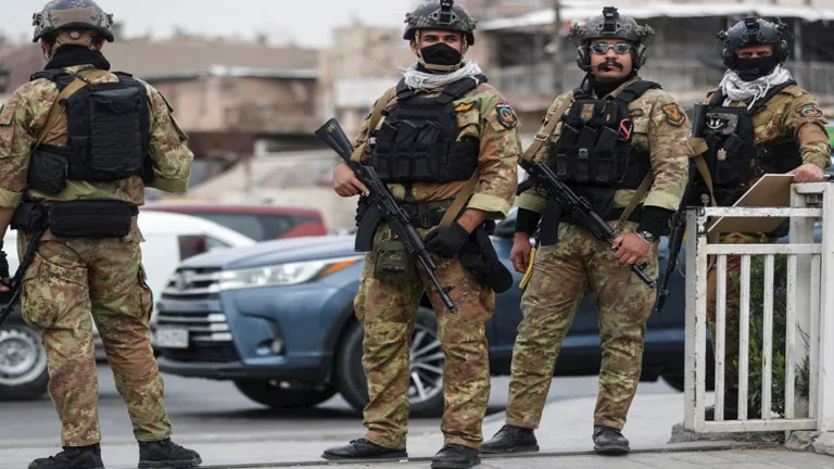 مقتل 14 إصابة 7 من الحشد الشعبي بقصف أمريكي غربي شمالي بغداد