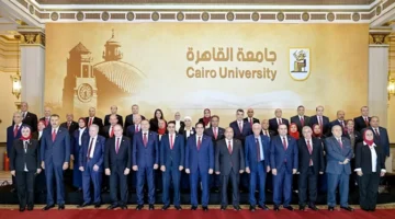 مجلس جامعة القاهرة يشيد بالسيسي لدعمه قضايا الأمة العربية