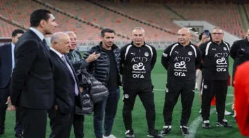 بحضور وزير الرياضة.. منتخب مصر يختتم تدريباته لمواجهة السعودية ودياً