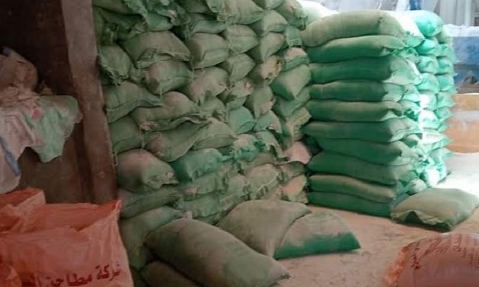 شرطة التموين تضبط 31 طن دقيق مدعم داخل مخابز سياحية