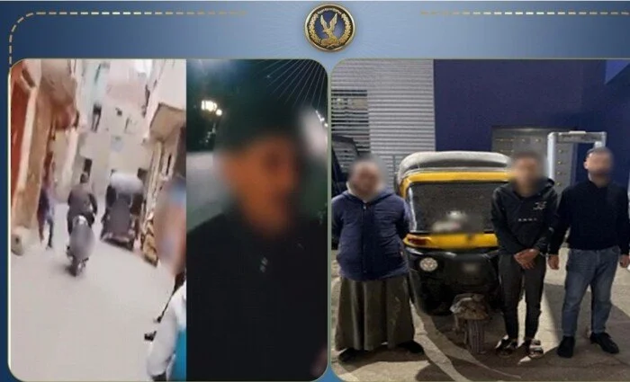 ضبط المتهمين بالتعدي على بائع متجول بالشرقية وسرقته