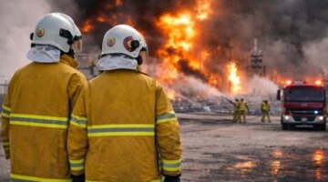 السيطرة على حريق اندلع في شبكة اتصالات خلف النادي الأهلي بالشيخ زايد