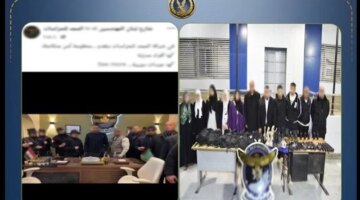 ضبط 9 أشخاص يديرون نشاط حراسة غير قانوني ويستعينون بملابس تشبه الأميرية