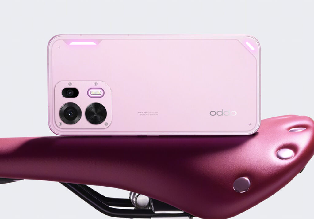 أوبو تعلن عن هاتف جديد بإضاءة LED مميزة ويتوفر بأربع ألوان بينها الوردي
