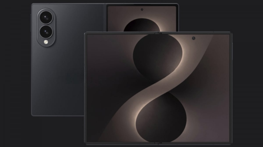 تُظهر الصور المسربة هاتف سامسونج جالاكسي زد فولد 8 العريض بشاشة بحجم جهاز آيباد ميني.