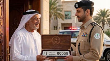 شرطة الشارقة: توصيل أرقام المركبات المفقودة لكبار السن وذوي الإعاقة