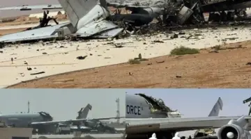 صاروخ إيراني يُحطم طائرة الإنذار المبكر الأمريكية E-3 Sentry في قاعدة بالسعودية