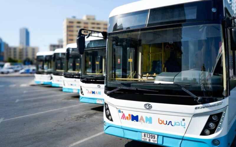 836 ألف مستخدم لخدمات النقل العام في عجمان خلال الربع الأول