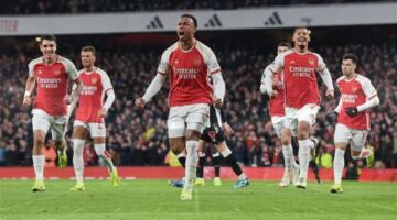 آرسنال يخطف فوزًا قاتلًا أمام سبورتنج لشبونة ويضع قدمًا في نصف نهائي دوري الأبطال
