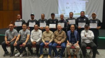اختتام فعاليات الدورة التدريبية المتطورة لمدربي حراس المرمى باتحاد الكرة