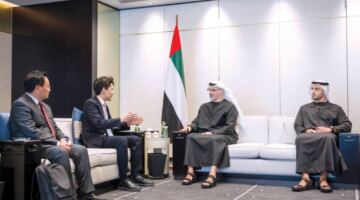 الرئيس الصيني وولي عهد أبوظبي يناقشان تعزيز الشراكة الاستراتيجية الشاملة بين البلدين