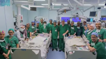 الفريق الطبي والجراحي يختتم عملية فصل التوأم الملتصق الفلبيني «كليا وموريس آن» – أخبار السعودية