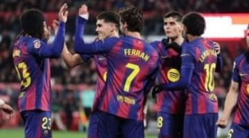 بطاقة حمراء.. شوط أول متكافئ بين برشلونة وأتلتيكو مدريد بالدوري الإسباني