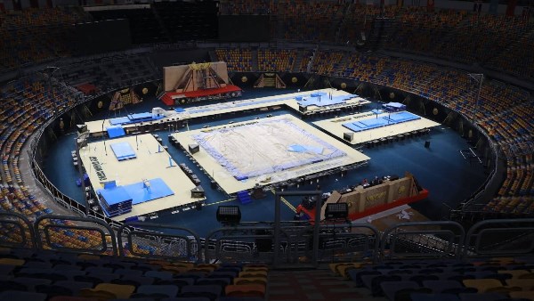 بلمسة أولمبية.. صالة إستاد القاهرة تستعد لاستقبال كأس العالم للجمباز الفني