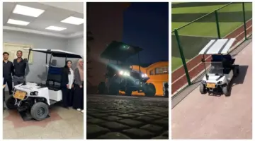 تصنيع أول سيارة جولف كهربائية محلية داخل معامل الكلية التكنولوجية بالقاهرة..