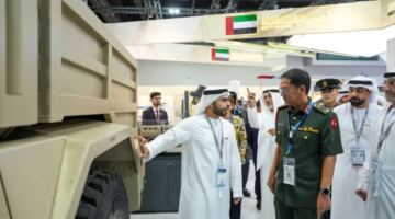 جناح الإمارات يستعرض الإمكانات الدفاعية الوطنية في معرض DSA 2026