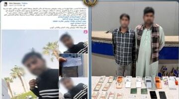 حبس شخصين 4 أيام لاتهامهما بالنصب وبيع هاتف مُزيف لمواطن فى القاهرة