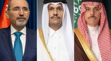 رئيس الوزراء القطري يناقش مع وزيري الخارجية السعودي والأردني آخر تطورات المنطقة | أخبار