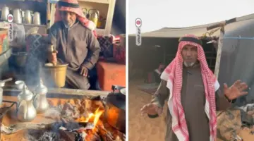صحيفة المرصد – “لا يملك تلفازاً وبحوزته جوال كشاف”.. بالفيديو: قصة مواطن يعيش في صحراء النفود مع عائلته