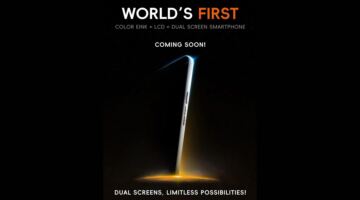 صدر للتو أول هاتف ذكي مزود بالحبر الإلكتروني الملون وشاشة LCD