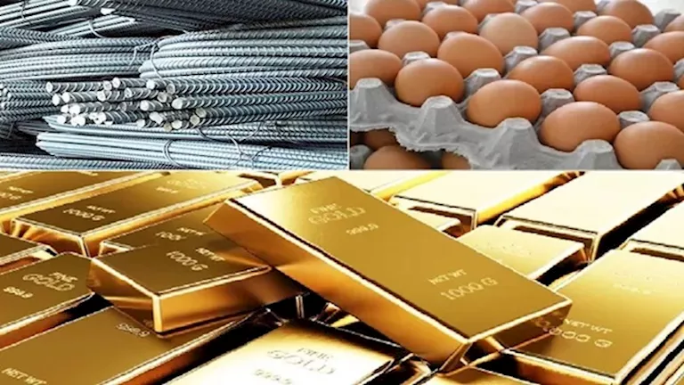 مؤشر الأسعار اليوم: انخفاض البيض والعدس والذهب