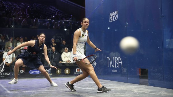 هانيا الحمامي تصعد إلى نصف نهائي بطولة الجونة الدولية للاسكواش 2026
