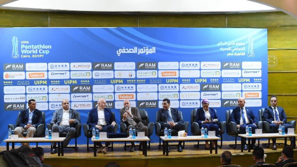 وزير الرياضة يحضر وقائع المؤتمر الصحفي لاستضافة مصر المرحلة الأولى من كأس العالم للخماسي الحديث