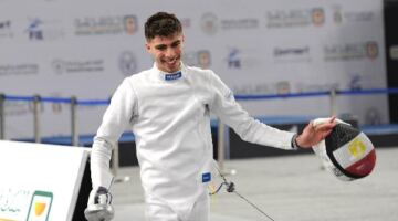 يوسف شامل يحصد ذهبية بطولة العالم للناشئين والشباب للسلاح بالبرازيل