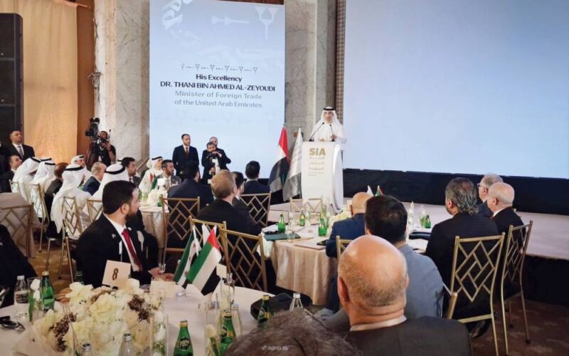 الإمارات وسوريا تبحثان آفاق التعاون الاقتصادي
