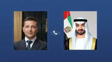 خلال اتصال بمحمد بن زايد.. زيلينسكي يدين الاعتداءات الإيرانية الإرهابية على الإمارات