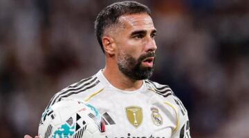 سانتياجو برنابيو يستعد لوداع أسطورته بعد مغادرته ريال مدريد 18/05/2026 05:22 م يغادر داني كارفخال، قائد ريال مدريد المنتمي لدوري الدرجة الأولى الإسباني لكرة القدم، صفوف