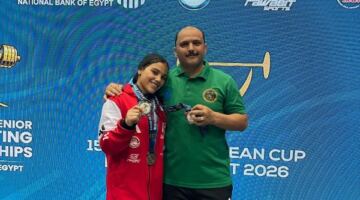 ميرنا طنطاوي تحصد 3 ميداليات في بطولة إفريقيا لرفع الأثقال للكبار
                                                
                                                
                                                    13/05/2026 01:05 ص
                                                
                                                
                                                    توجت اللاعبة ميرنا طنطاوي لاعبة المنتخب الوطني لرفع الأثقال، بـ ثلاث ميداليات في بطولة إفريقيا لرفع الأثقال للكبار بالإسماعيلية.