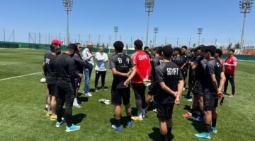 وليد درويش يحفز لاعبي منتخب الناشئين.. وحسين عبد اللطيف: يجب الفوز على إثيوبيا في أمم أفريقيا                                                                                                                                                       11/05/2026 07:45 م                                                                                                                                                       خاض منتخبنا الوطني، تحت 17 عامًا، بقيادة المدير الفني حسين عبد اللطيف، تدريباته، اليوم، على أحد ملاعب مدينة سلا في المغرب؛ استعداداً لمواجهة منتخب إثيوبيا…